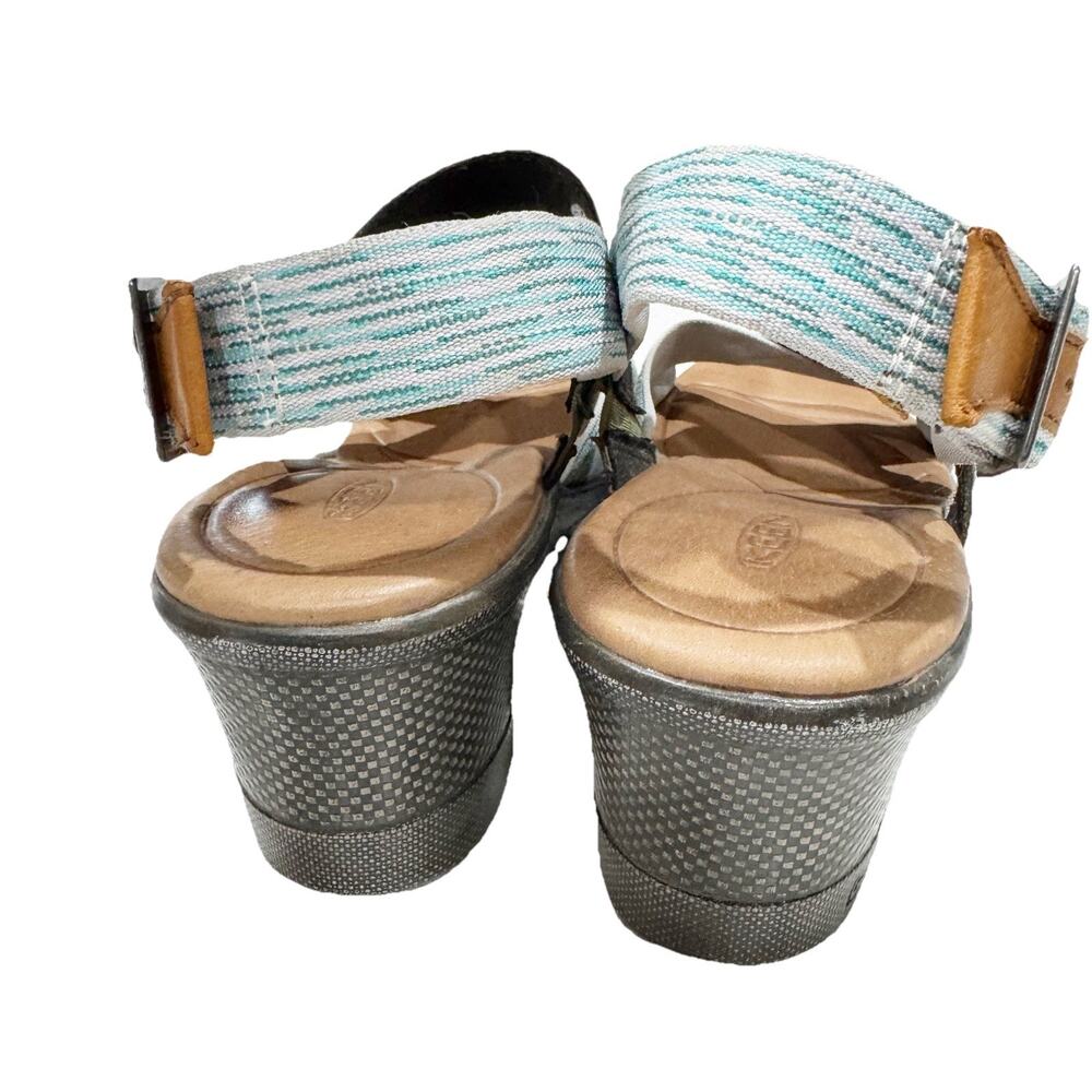 Keen Skyline Brindle Sandals Shoes Womens Sz 6.5 Brown Adjustable Strappy Wedge - Picture 4 of 7